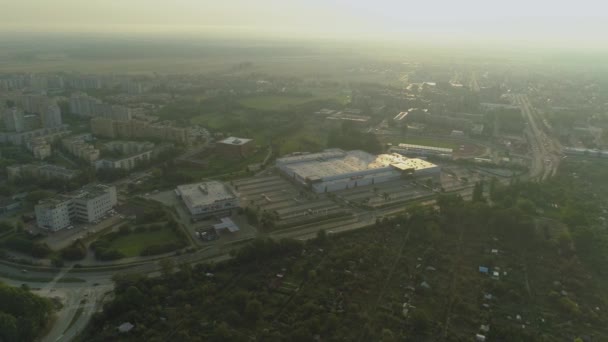 Indah Panorama Opole Pemandangan Udara Polandia Rekaman Berkualitas Tinggi — Stok Video