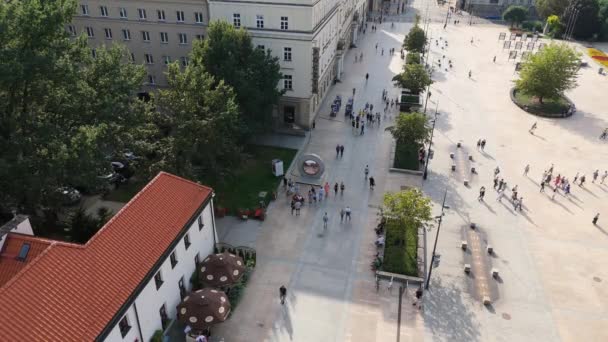 Прекрасний Відео Портал Wilno Lublin Air View Польща Високоякісні Кадри — стокове відео