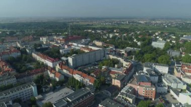 Güzel Panorama Opole Hava Görüntüsü Polonya. Yüksek kalite 4k görüntü