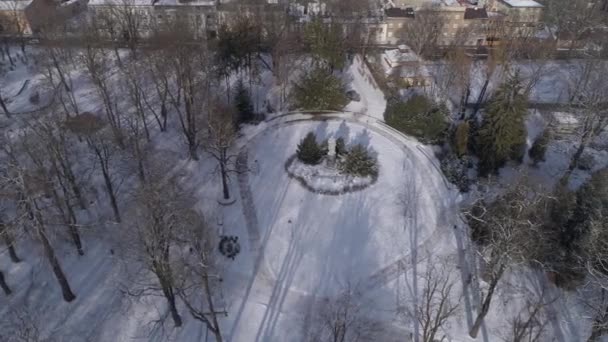 Belo Santuário Parque Jasna Gora Czestochowa Vista Aérea Polônia Imagens — Vídeo de Stock