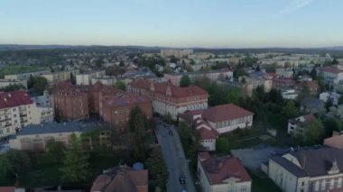 Güzel Panorama Krosno Hava Manzarası Polonya. Yüksek kalite 4k görüntü