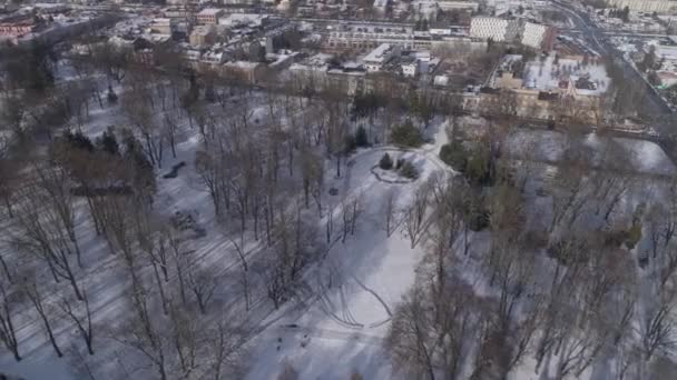 Frumos Parc Sanctuar Jasna Gora Czestochowa Vedere Aeriană Polonia Înregistrare — Videoclip de stoc