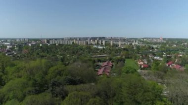 Güzel manzara Tarnow Hava Manzarası Polonya. Yüksek kalite 4k görüntü