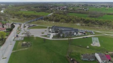 Güzel Panorama Mielec Hava Manzarası Polonya. Yüksek kalite 4k görüntü