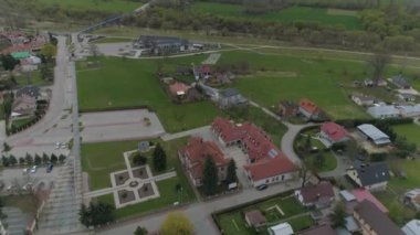 Güzel Panorama Mielec Hava Manzarası Polonya. Yüksek kalite 4k görüntü