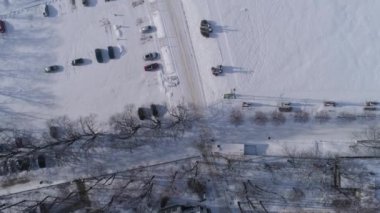 Güzel Meydan Sığınağı Jasna Gora Czestochowa Hava Manzarası Polonya. Yüksek kalite 4k görüntü
