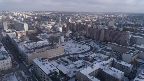 Magnifique Panorama Immobilier Czestochowa Vue Aérienne Pologne Images Haute Qualité — Video