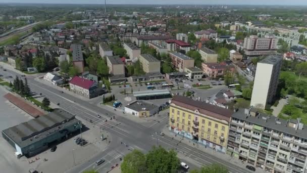Красива Панорама Тарнов Вид Повітря Польща Високоякісні Кадри — стокове відео