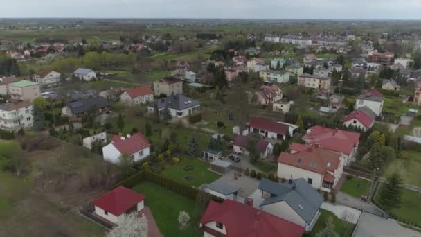 Bella Panorama Case Mielec Vista Aerea Polonia Filmati Alta Qualità — Video Stock