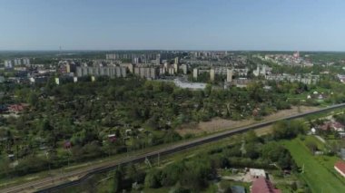 Güzel manzara Tarnow Hava Manzarası Polonya. Yüksek kalite 4k görüntü