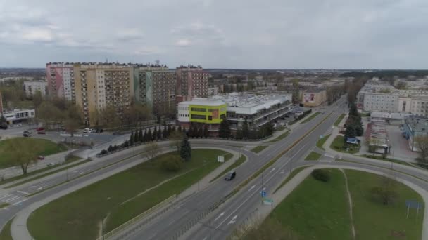 美丽的全景住宅空景波兰 高质量的4K镜头 — 图库视频影像