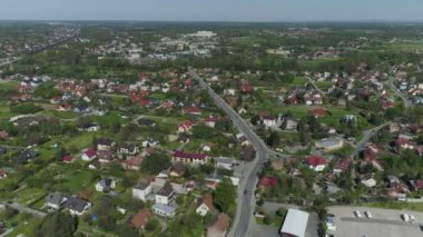 Güzel manzara Tarnow Hava Manzarası Polonya. Yüksek kalite 4k görüntü