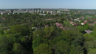 Güzel manzara Tarnow Hava Manzarası Polonya. Yüksek kalite 4k görüntü