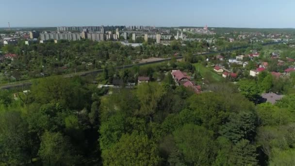Güzel Manzara Tarnow Hava Manzarası Polonya Yüksek Kalite Görüntü — Stok video