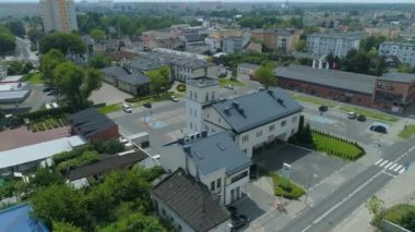 İtfaiye Belchatow Hava Kuvvetleri Polonya 'yı görüyor. Yüksek kalite 4k görüntü