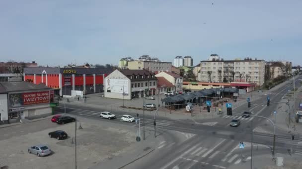 Smukke New Market Square Zamosc Aerial View Polen Høj Kvalitet – Stock-video