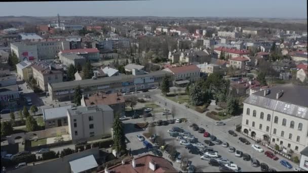 Kaunis Panorama Jaroslaw Aerial View Puola Laadukas Kuvamateriaalia — kuvapankkivideo