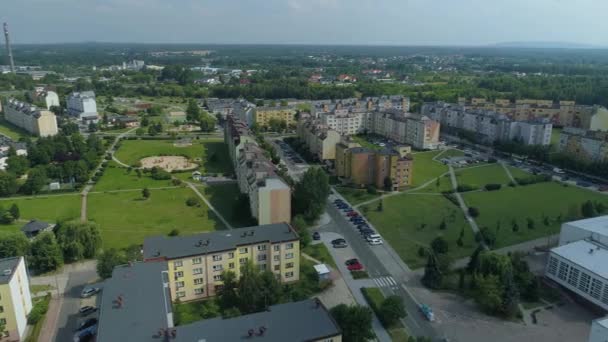 Güzel Panorama Przytorze Belchatow Hava Manzaralı Polonya Yüksek Kalite Görüntü — Stok video