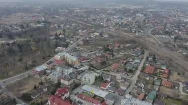 Güzel Panorama Chelm Hava Manzarası Polonya. Yüksek kalite 4k görüntü