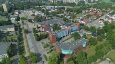 Güzel Panorama Dolnoslaskie Belchatow Hava Manzaralı Polonya. Yüksek kalite 4k görüntü