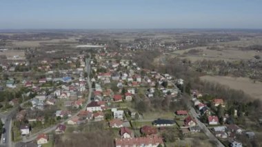 Güzel Panorama Jaroslaw Hava Manzarası Polonya. Yüksek kalite 4k görüntü