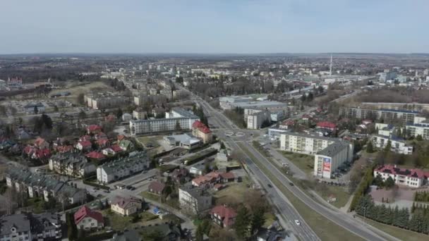 Vista Aérea Bonita Panorama Zamosc Polônia Imagens Alta Qualidade — Vídeo de Stock