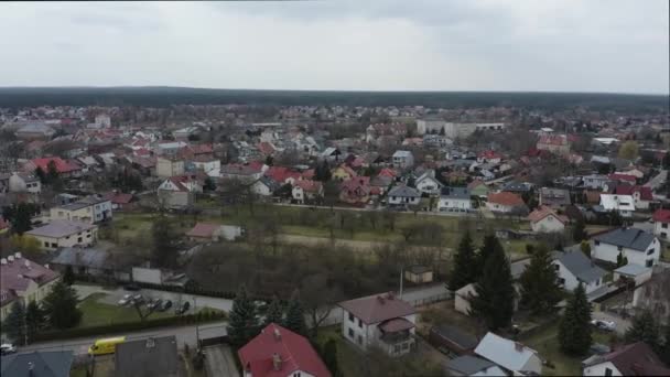 Prachtig Panorama Stalowa Wola Luchtfoto Uitzicht Polen Hoge Kwaliteit Beeldmateriaal — Stockvideo