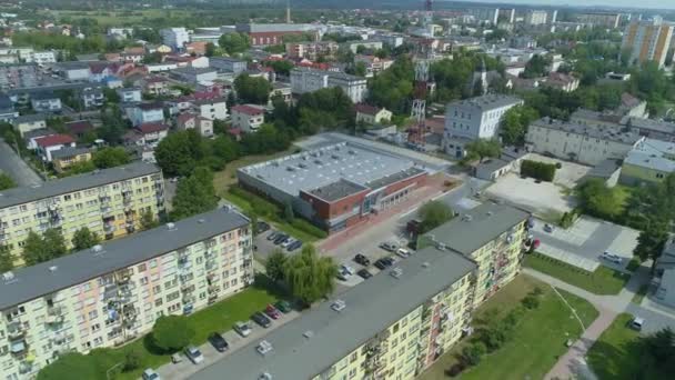 Видом Польши Воздуха Высококачественные Кадры — стоковое видео