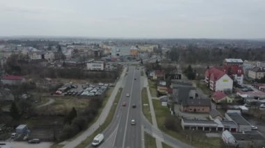 Güzel Panorama Chelm Hava Manzarası Polonya. Yüksek kalite 4k görüntü