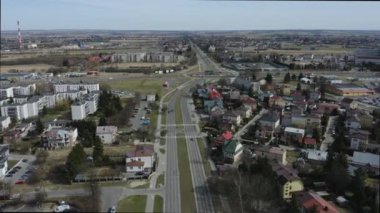 Güzel Panorama Zamosc Hava Görüntüsü Polonya. Yüksek kalite 4k görüntü