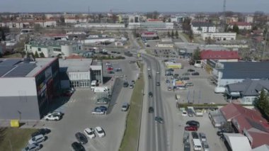 Güzel Panorama Jaroslaw Hava Manzarası Polonya. Yüksek kalite 4k görüntü