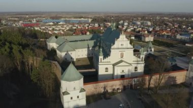 Güzel Manastır Lezajsk Hava Manastırı Polonya. Yüksek kalite 4k görüntü