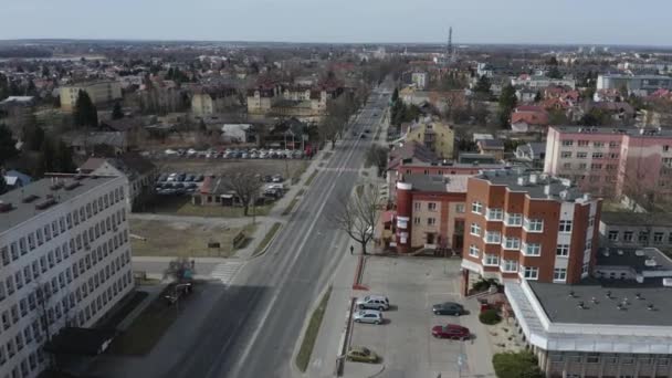 Magnifique Panorama Zamosc Vue Aérienne Pologne Images Haute Qualité — Video