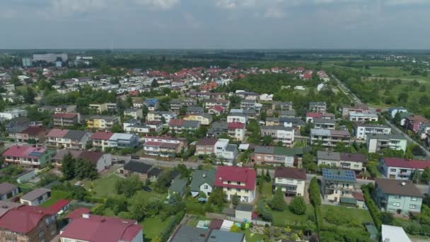 Bela Panorama Belchatow Vista Aérea Polônia Imagens Alta Qualidade — Vídeo de Stock
