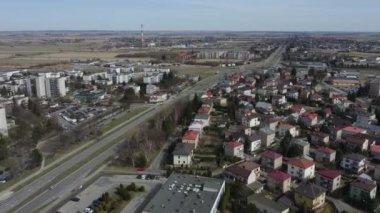 Güzel Panorama Zamosc Hava Görüntüsü Polonya. Yüksek kalite 4k görüntü