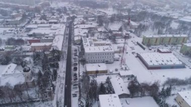 Panorama Yolu Belchatow Havayolları Polonya. Yüksek kalite 4k görüntü