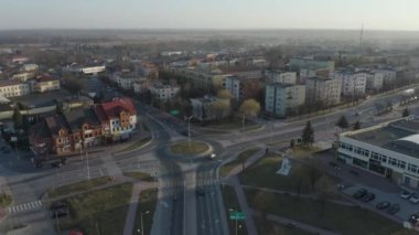 Güzel Opoczno Hava Manzaralı Polonya. Yüksek kalite 4k görüntü