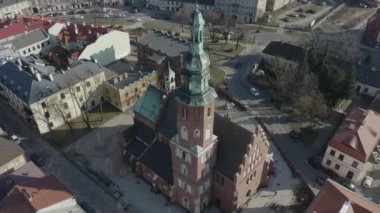 Güzel Kilise Radom Hava Manzarası Polonya. Yüksek kalite 4k görüntü
