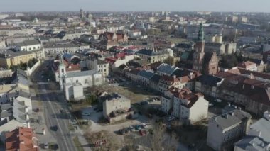 Güzel Panorama Radom Hava Manzarası Polonya. Yüksek kalite 4k görüntü