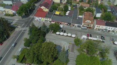Güzel gezinti güvertesi Deptak Belchatow Hava Manzarası Polonya. Yüksek kalite 4k görüntü