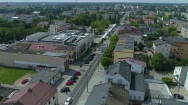 Güzel gezinti güvertesi Deptak Belchatow Hava Manzarası Polonya. Yüksek kalite 4k görüntü