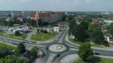 Dolnoslaskie Belchatow Hava Manzaralı Polonya. Yüksek kalite 4k görüntü