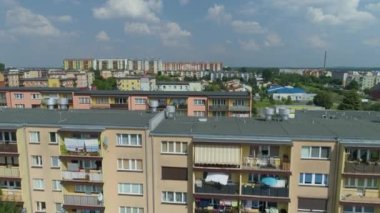 Güzel Panorama Dolnoslaskie Belchatow Hava Manzaralı Polonya. Yüksek kalite 4k görüntü