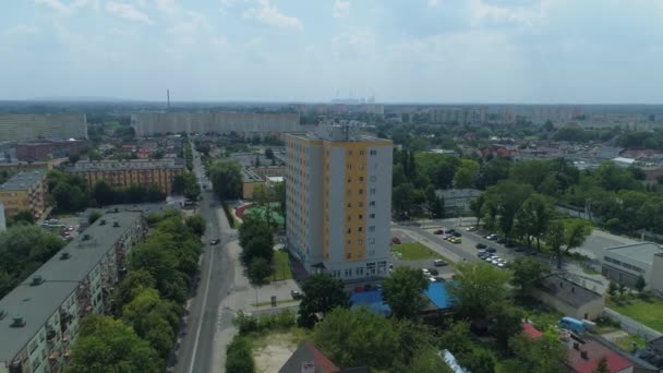 Красивая Панорама Megawat Belchatow Воздушный Вид Польши Высококачественные Кадры — стоковое видео