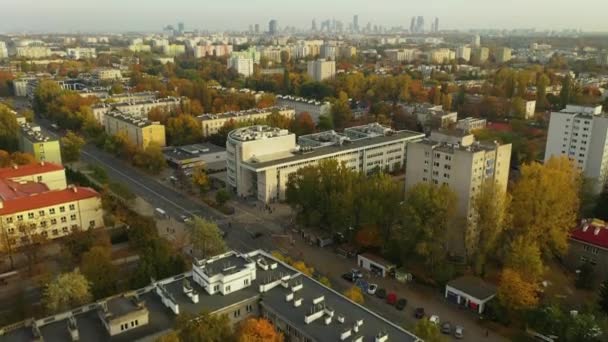 美丽的庄园凝视着比莱尼华沙空中景观波兰 高质量的4K镜头 — 图库视频影像