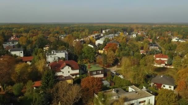 Magnifique Immobilier Mlociny Varsovie Vue Aérienne Pologne Images Haute Qualité — Video