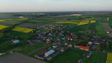 Güzel manzara Zimna Votka Hava Görüntüsü Polonya. Yüksek kalite 4k görüntü