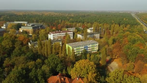 美丽的住宅小区华沙空中景观波兰 高质量的4K镜头 — 图库视频影像