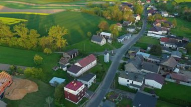 Güzel manzara Zimna Votka Hava Görüntüsü Polonya. Yüksek kalite 4k görüntü