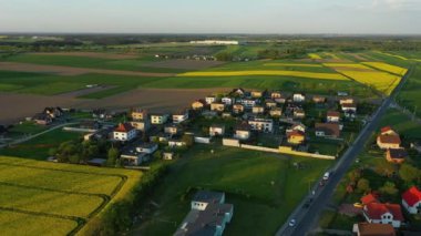 Güzel manzara Zimna Votka Hava Görüntüsü Polonya. Yüksek kalite 4k görüntü